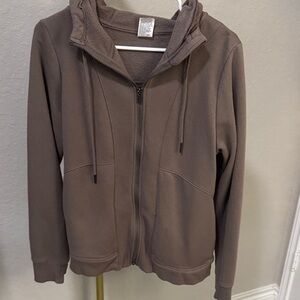 All in Motion Taupe Women's Hoodie Jacket